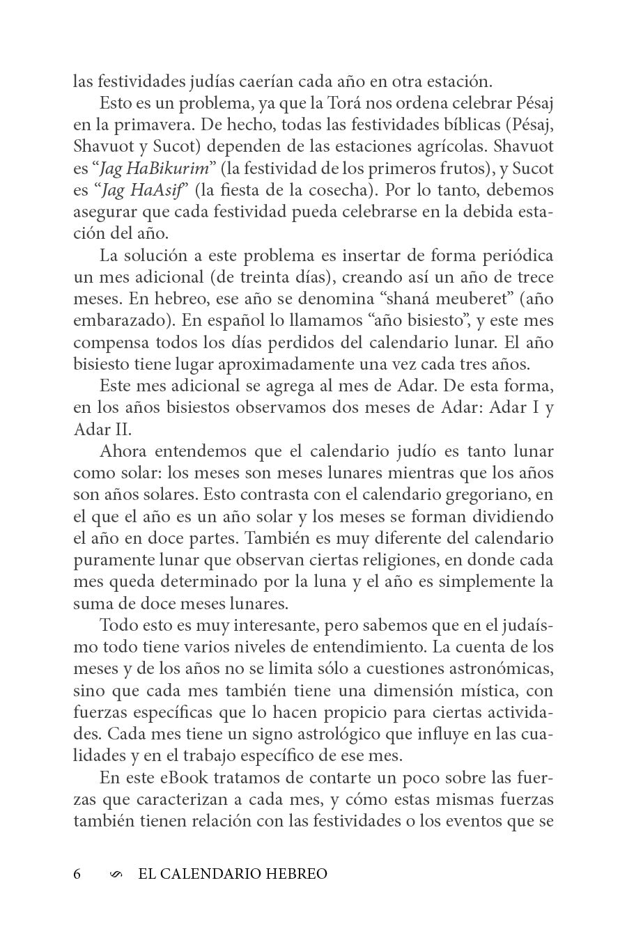 El calendario hebreo (ebook)